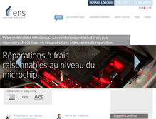 Tablet Screenshot of ens-group.fr